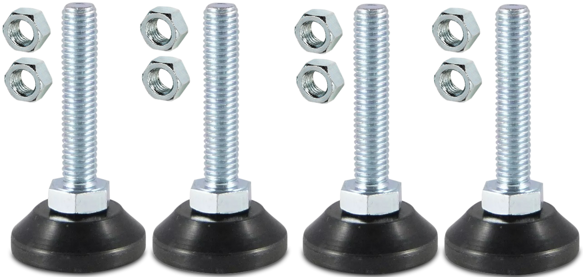 Evolar Rubberen Opstelvoetjes 10cm (set van 4)